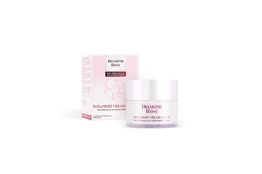 Day & night cream serum for dry skin Diamond Rose Biofresh - 50 ml.