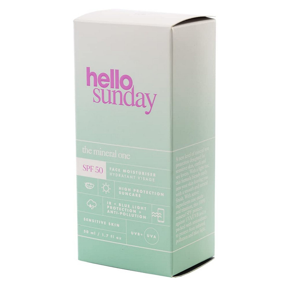 Facial Cream Hello Sunday The Mineral  One SPF 50 (30 g)