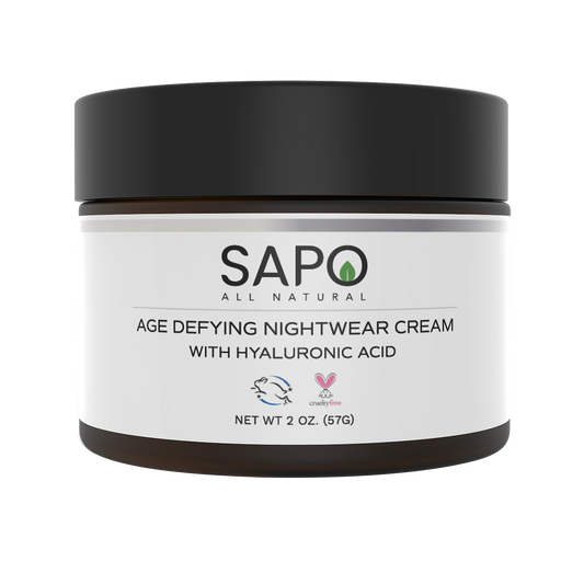 Sapo All Natural Night Cream - Nourishing Overnight Moisturizer with